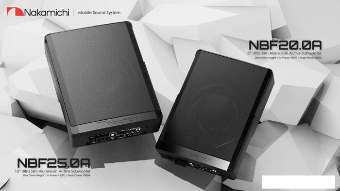 Корпусной активный сабвуфер Nakamichi NBF25.0A- фото2