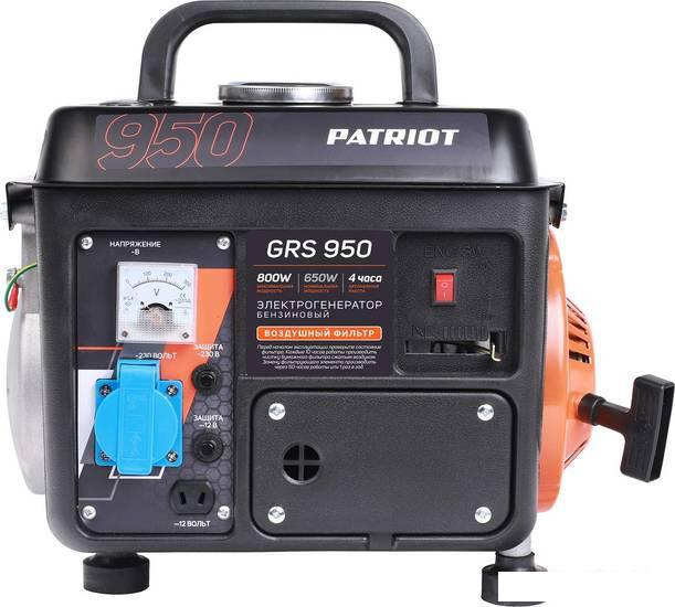 Бензиновый генератор Patriot GRS 950- фото2