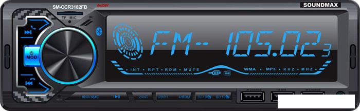 USB-магнитола Soundmax SM-CCR3182FB