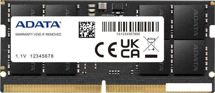 Оперативная память ADATA 32ГБ DDR5 SODIMM 5600 МГц AD5S560032G-S