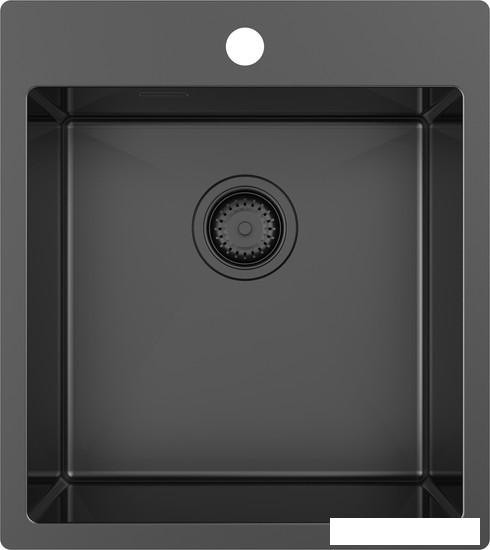 Кухонная мойка ZorG ZRN 5045 Premium PVD Gunblack- фото