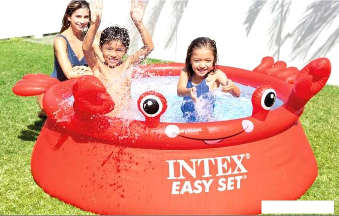 Надувной бассейн Intex Easy Set Веселый Краб 26100 (183х51)- фото2