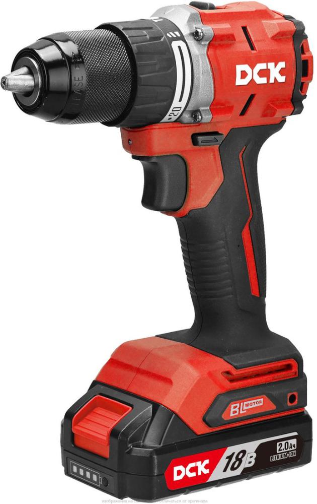 Ударная дрель-шуруповерт DCK KDJZ2060i Type AM (с 2-мя АКБ, кейс)