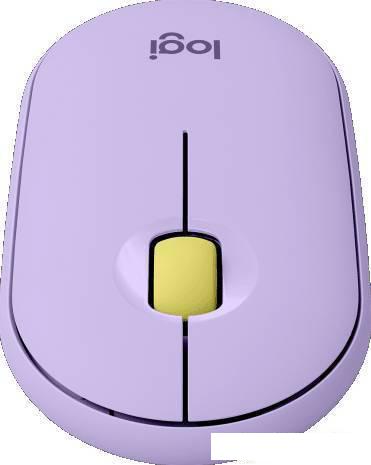 Мышь Logitech M350 Pebble (лавандовый)- фото3