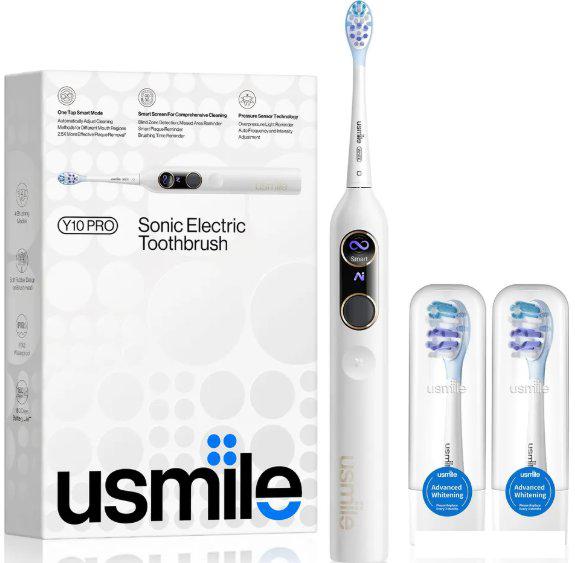 Электрическая зубная щетка Usmile Sonic Y10 Pro (белый)- фото
