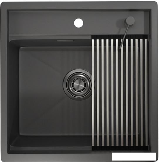 Кухонная мойка Granula KS-5051 (графит матовый)