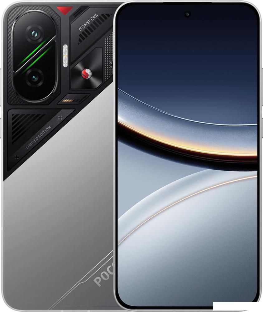 Телефон POCO F7 12GB/256GB международная версия (серебристый)