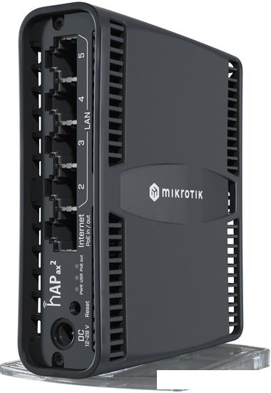 Wi-Fi роутер Mikrotik HAP ax2 C52iG-5HaxD2HaxD-TC- фото