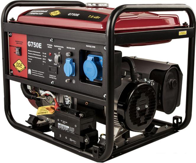 Бензиновый генератор DDE G750E- фото4