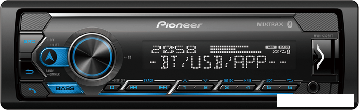 USB-магнитола Pioneer MVH-S325BT- фото
