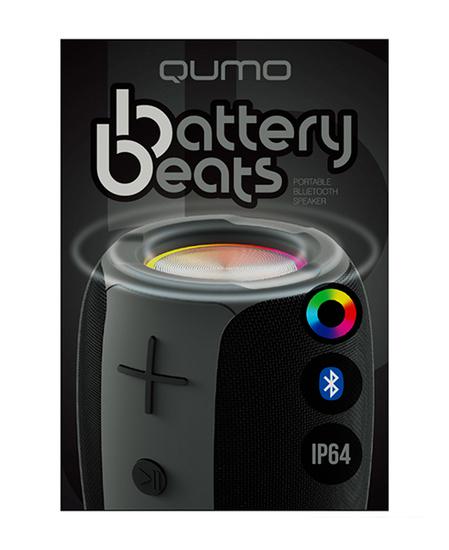 Беспроводная колонка QUMO BatteryBeats (черный)- фото2