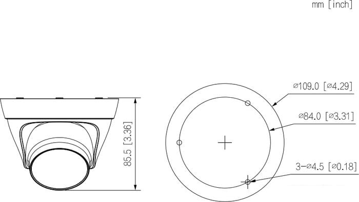IP-камера Dahua DH-IPC-HDW1230T1P-0280B-S5- фото2