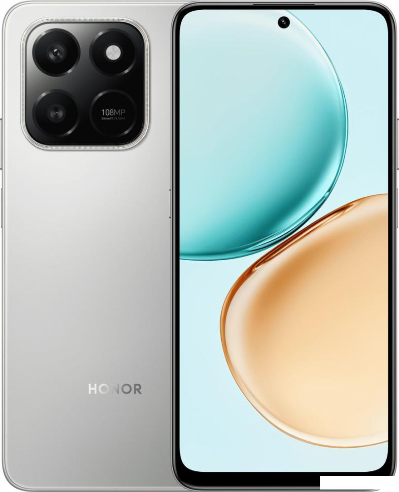 Телефон HONOR X7d LGN-LX1 8GB/128GB международная версия (метеорное серебро)