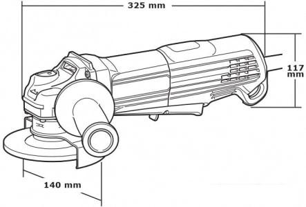 Угловая шлифмашина Makita GA5050R- фото3