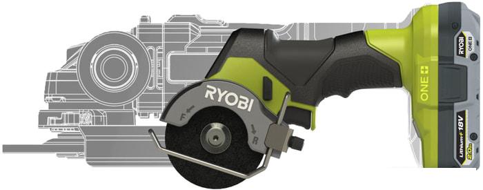 Дисковая (циркулярная) пила Ryobi RCT18C-0 5133004953 (без АКБ)- фото2