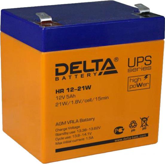 Аккумулятор для ИБП Delta HR 12-21W (12В/5 А·ч)- фото