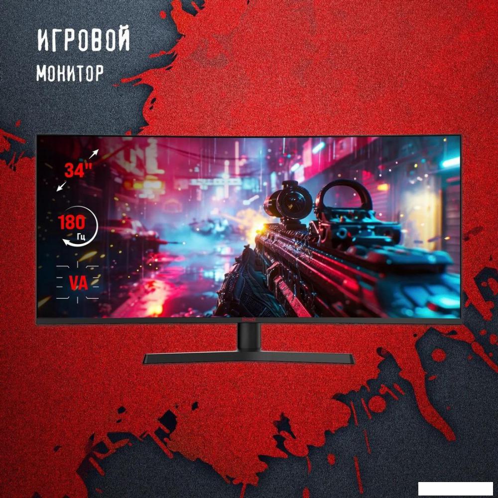 Игровой монитор A4Tech Bloody MN340W (черный)- фото3