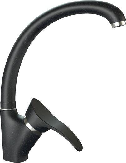 Смеситель MARRBAXX Карельский камень КМ009/Q4 (черный)- фото