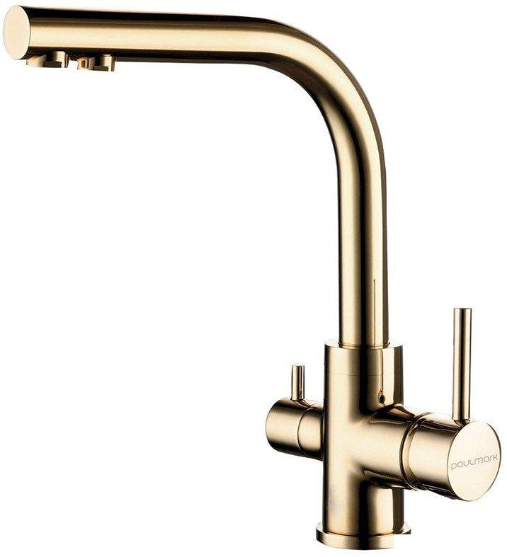 Смеситель Paulmark Essen Es213011-G (золото)- фото