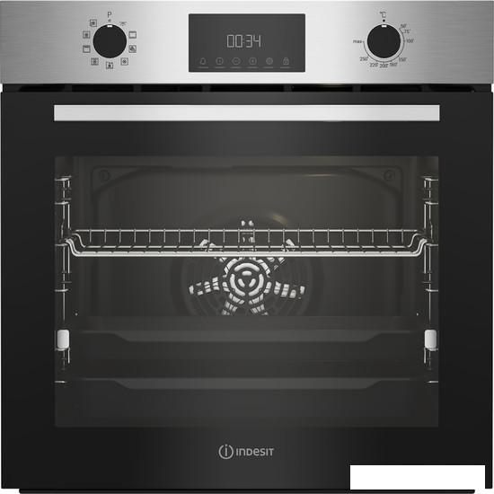 Электрический духовой шкаф Indesit IFE 3841 J IX- фото