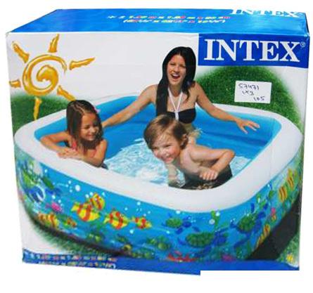 Надувной бассейн Intex Clearview Aquarium 163х48 (57471)- фото4