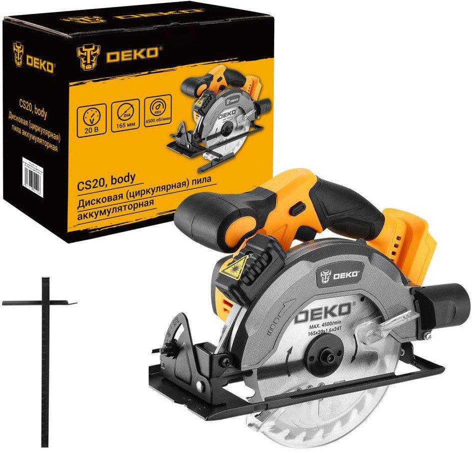 Дисковая (циркулярная) пила Deko CS20 084-1154 (без АКБ)