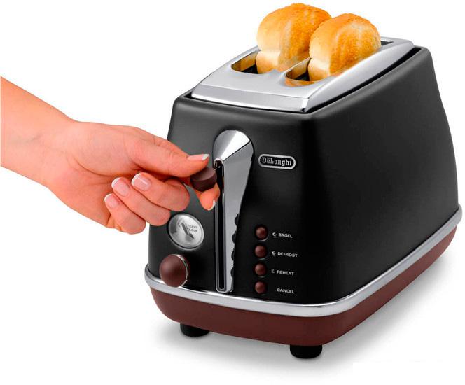 Тостер DeLonghi CTOV 2103.BK- фото3