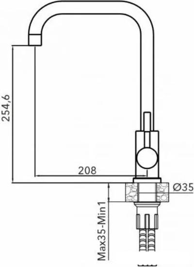 Смеситель AV Engineering AVZAR4-B304CH-735- фото2