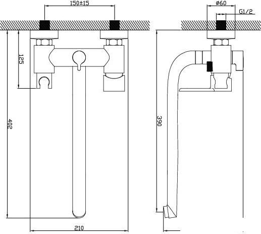 Смеситель Diadonna D80-222113- фото2