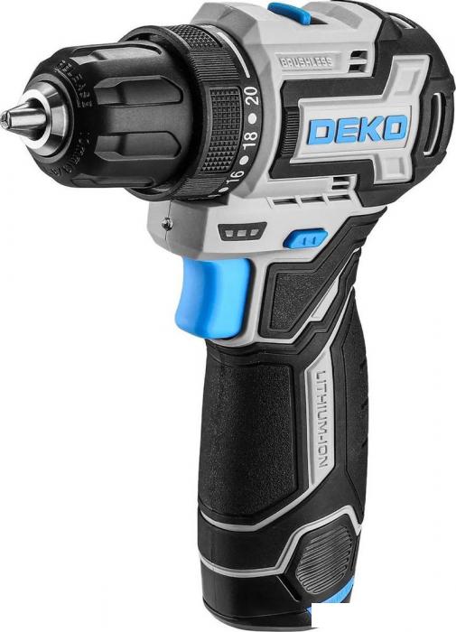 Дрель-шуруповерт Deko Loner 12V Pro 085-1011 (с 2-мя АКБ, кейс)- фото3