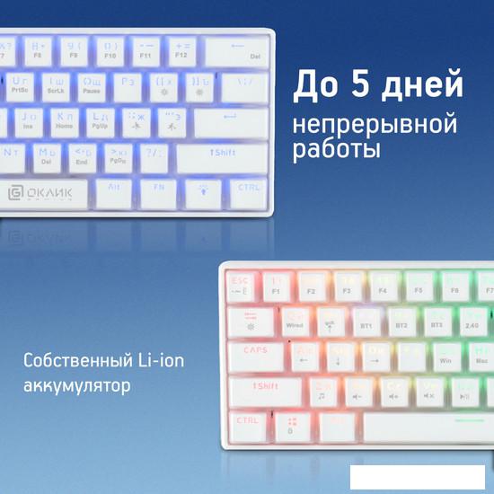 Клавиатура Oklick K763W (белый)- фото4