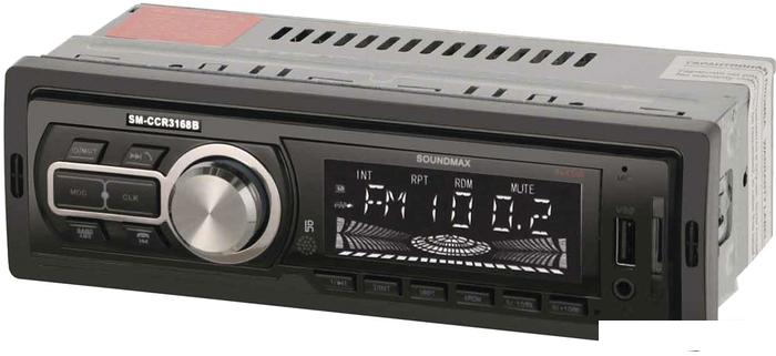 USB-магнитола Soundmax SM-CCR3168B- фото3