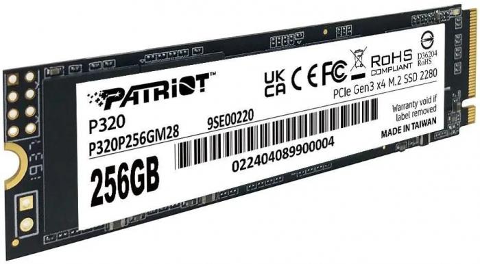 SSD Patriot P320 256GB P320P256GM28- фото3