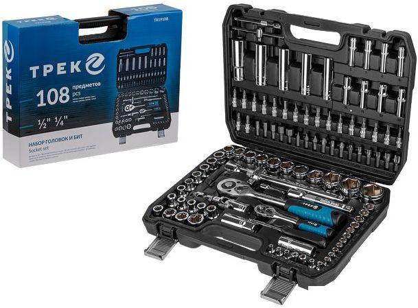 Универсальный набор инструментов ТРЕК TR19108 (108 предметов)- фото2