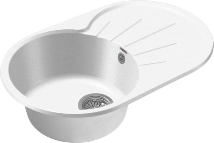 Кухонная мойка GranFest GF-R750L (иней)- фото