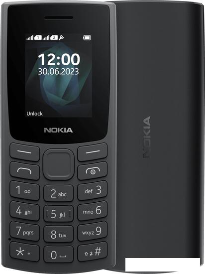 Кнопочный телефон Nokia 105 (2023) Dual SIM TA-1557 (черный)- фото