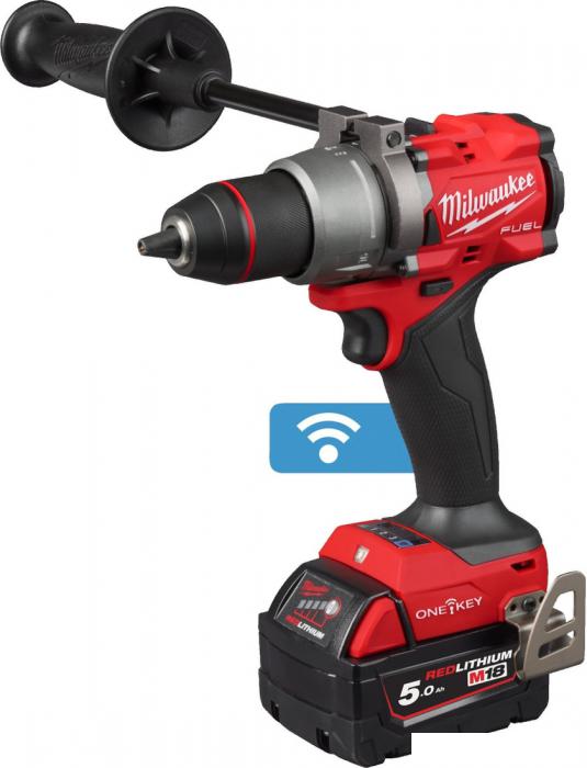 Ударная дрель-шуруповерт Milwaukee M18 ONEPD3-502X 4933492801 (с 2-мя АКБ, кейс)- фото2