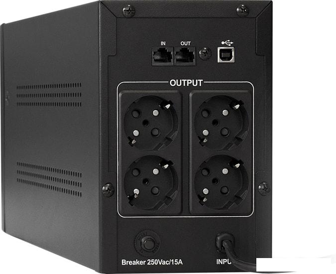 Источник бесперебойного питания ExeGate SpecialPro UNB-2000.LED.AVR.EURO.RJ.USB- фото2