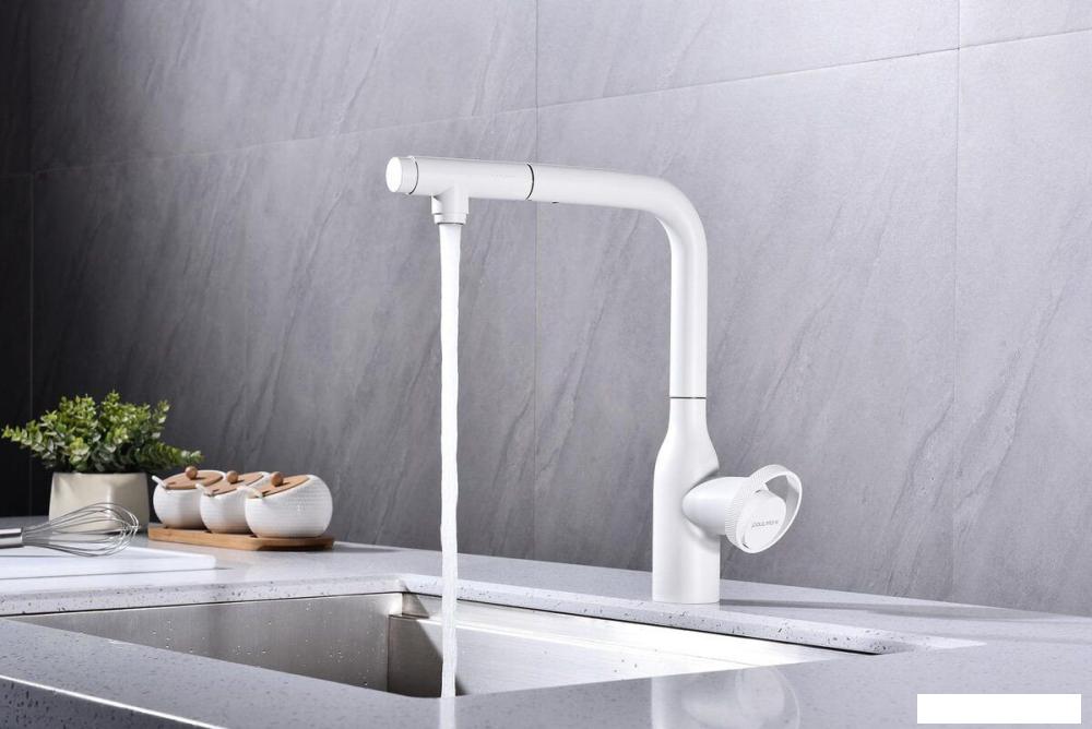 Смеситель Paulmark Urban Ur213104-431 (белый матовый)- фото4
