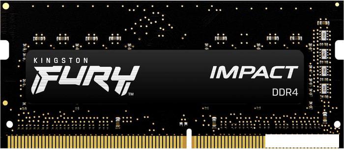 Оперативная память Kingston FURY Impact 2x32GB DDR4 SODIMM PC4-25600 KF432S20IBK2/64- фото3