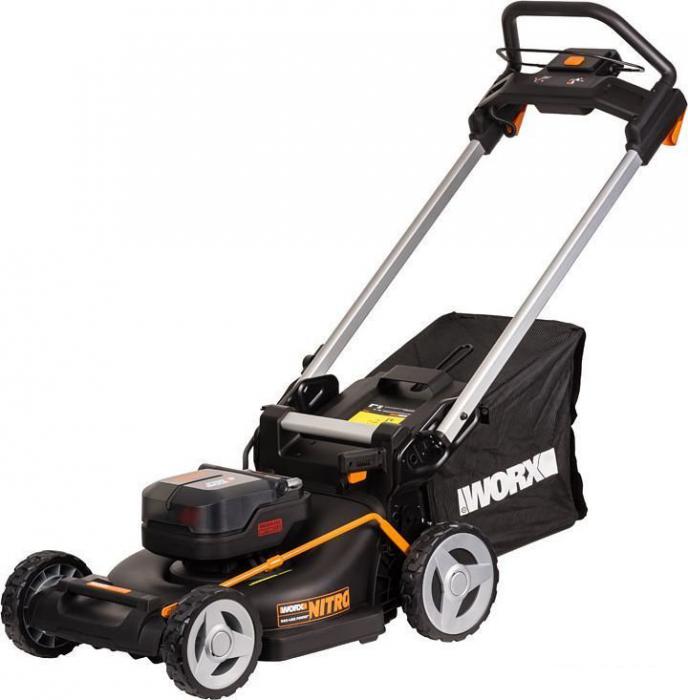 Газонокосилка Worx WG748E- фото3