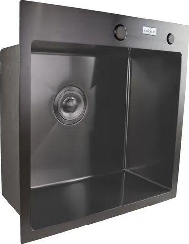 Кухонная мойка MARRBAXX B5050-R (черный/графит)- фото3