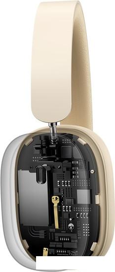Наушники Baseus Bowie H1 Noise-Cancelling (бежевый)- фото4