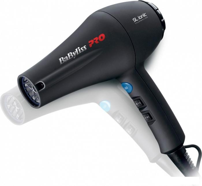 Фен BaByliss PRO SL Ionic 5586-E (черный)- фото4