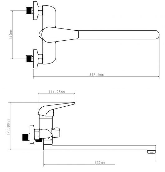 Смеситель Econoce EC0282- фото2
