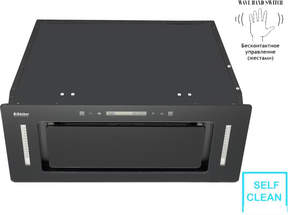 Кухонная вытяжка Backer BH64MC-18F12K-Black- фото2