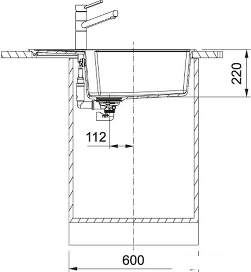 Кухонная мойка Franke UBG 611-78L (оникс)- фото3