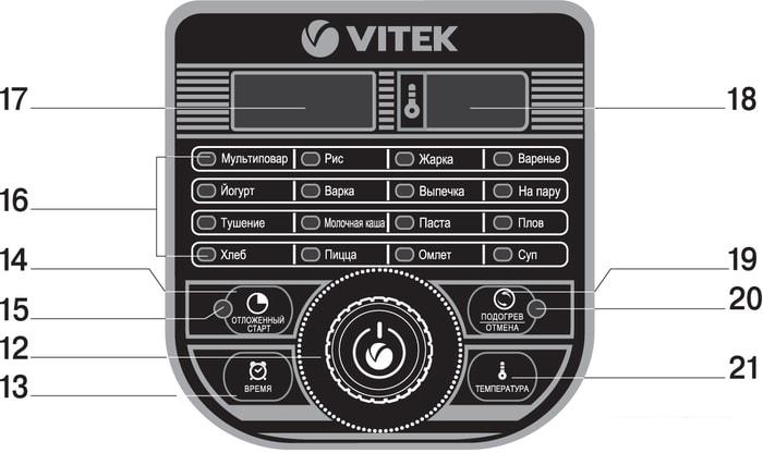 Мультиварка Vitek VT-4282- фото2