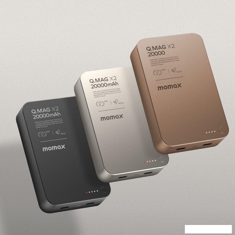 Внешний аккумулятор Momax Q.Mag X2 Magnetic IP133 20000mAh (черный)- фото2