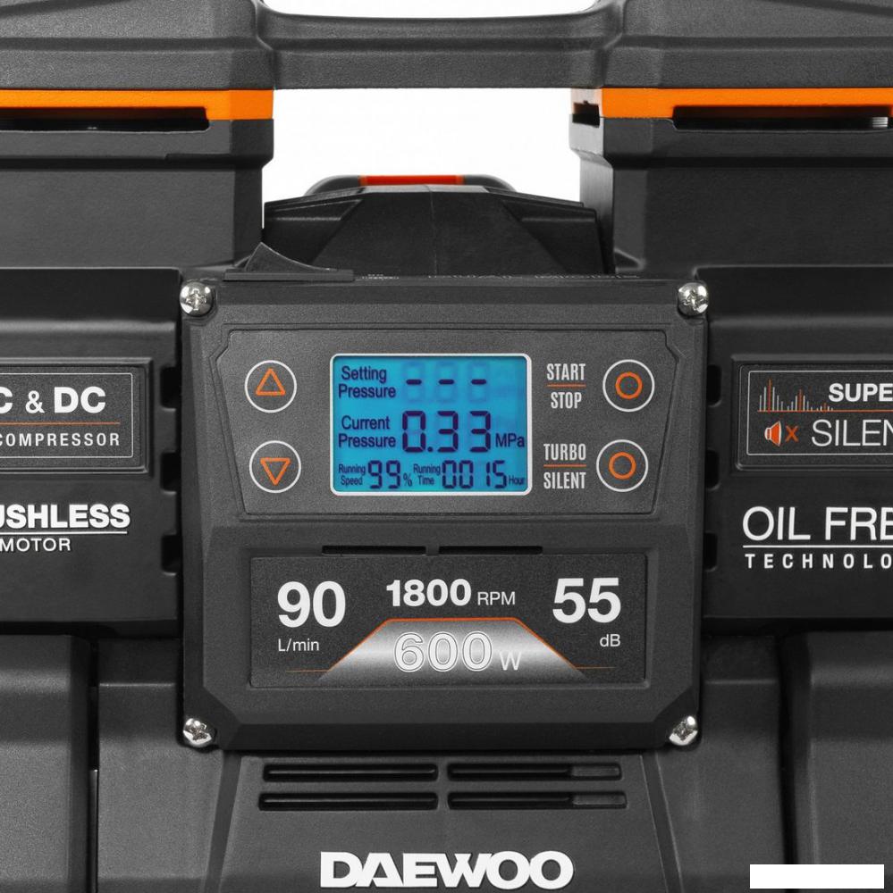 Компрессор Daewoo Power DAC 90S Li Set (с 1-им АКБ)- фото4
